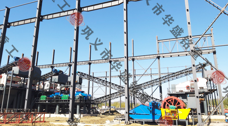 時產150噸河卵石制砂機